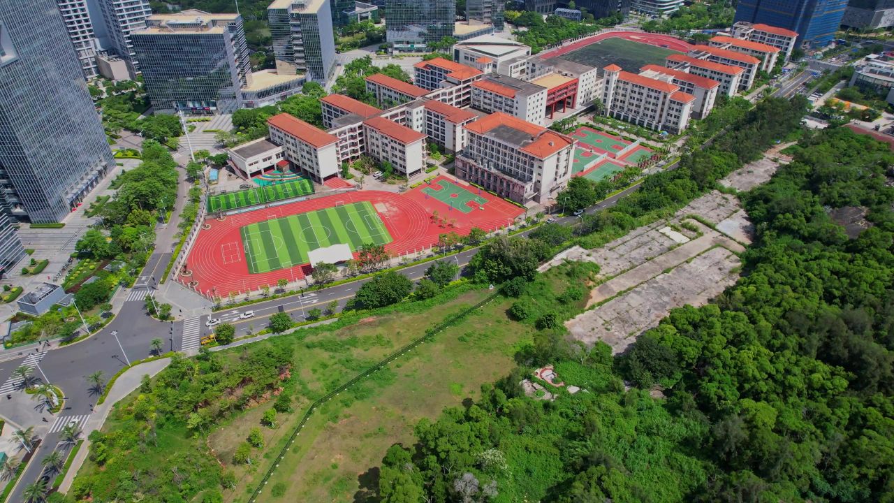 航拍厦门观音山音乐学校 8