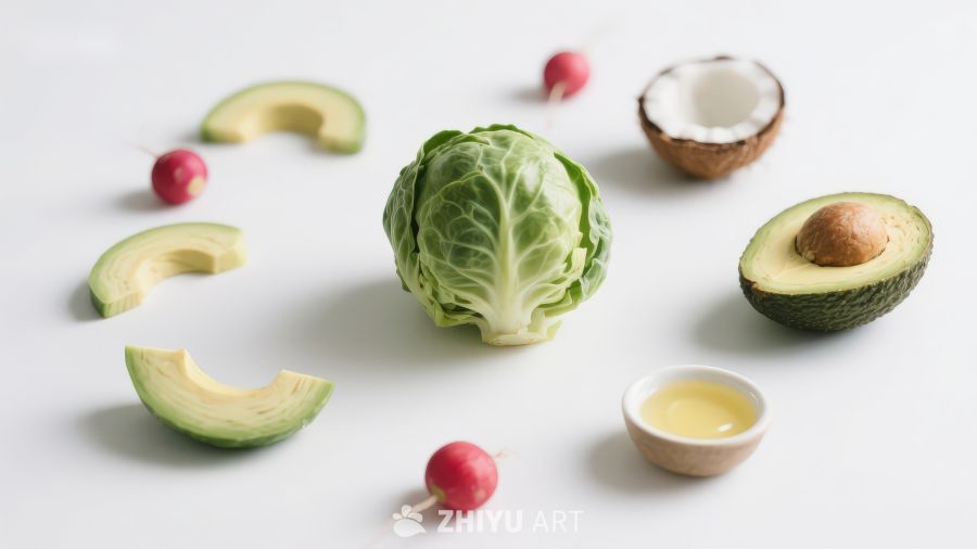 新鲜蔬果与健康食材摆拍