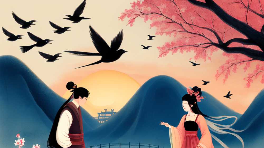 国潮七夕情侣