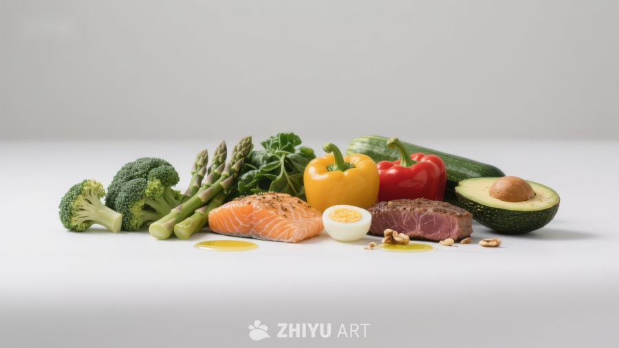 新鲜食材摆拍展示