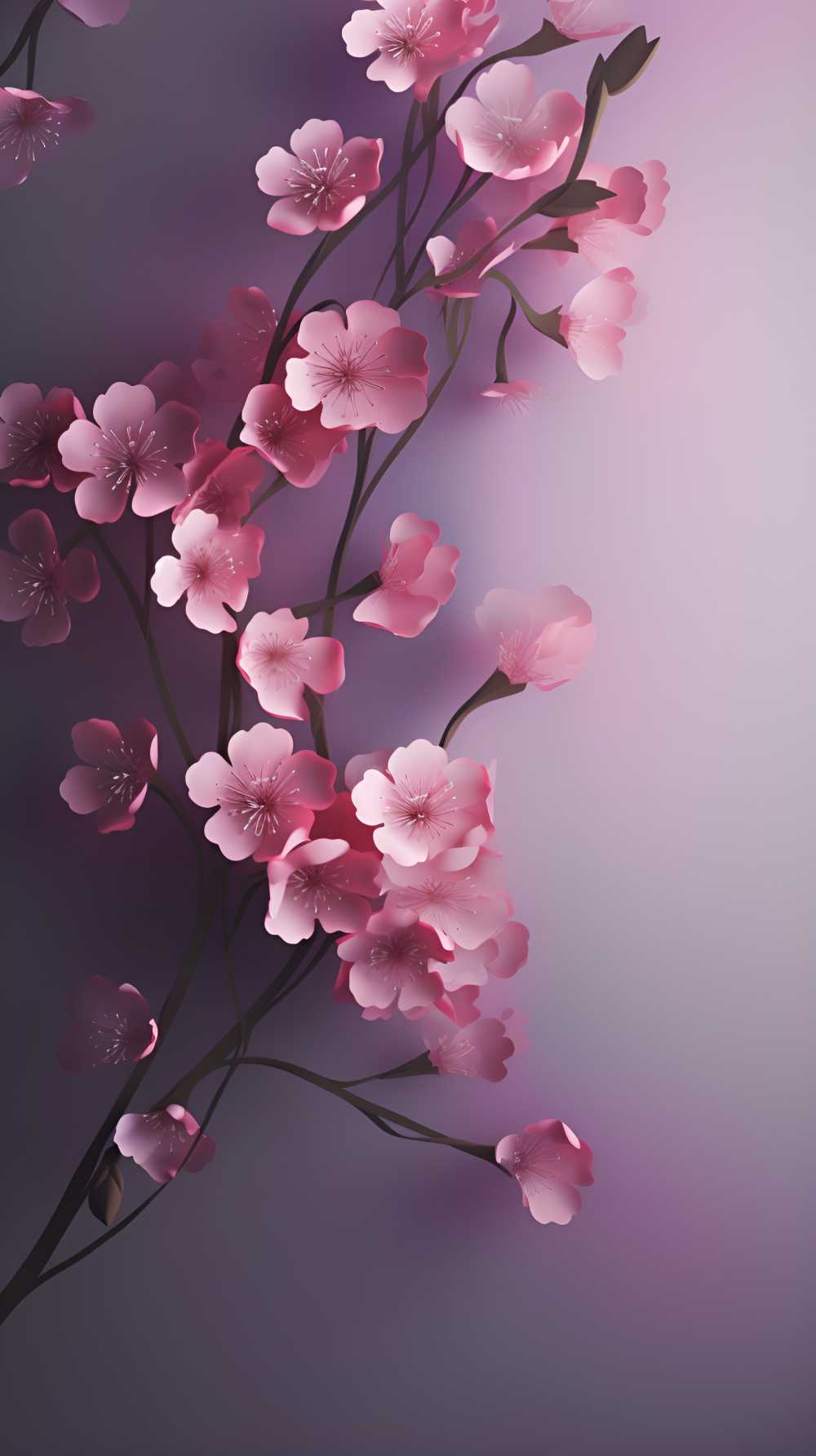 唯美粉红色的花摄影图