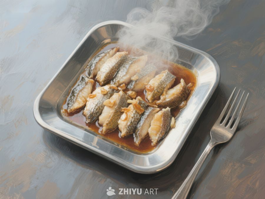 热腾腾的鱼片料理 857