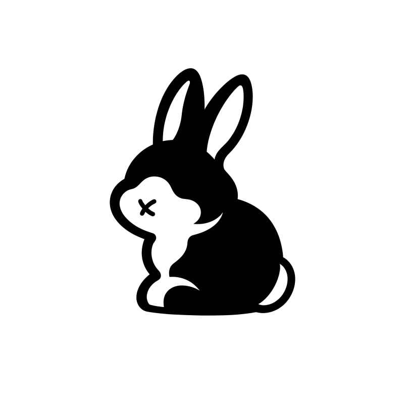 兔子贴纸素材 13