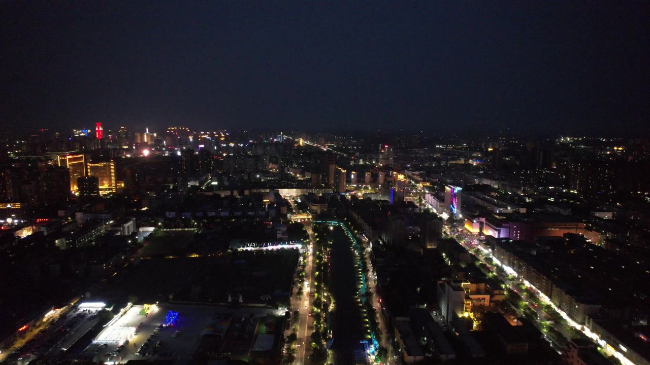 河南许昌城市夜景