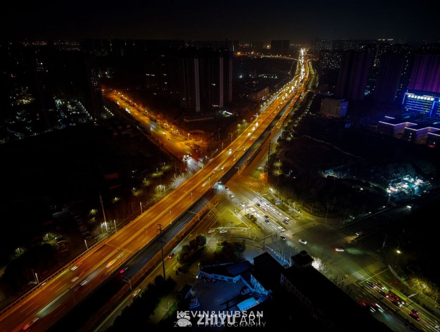 郑州的夜景也不错！