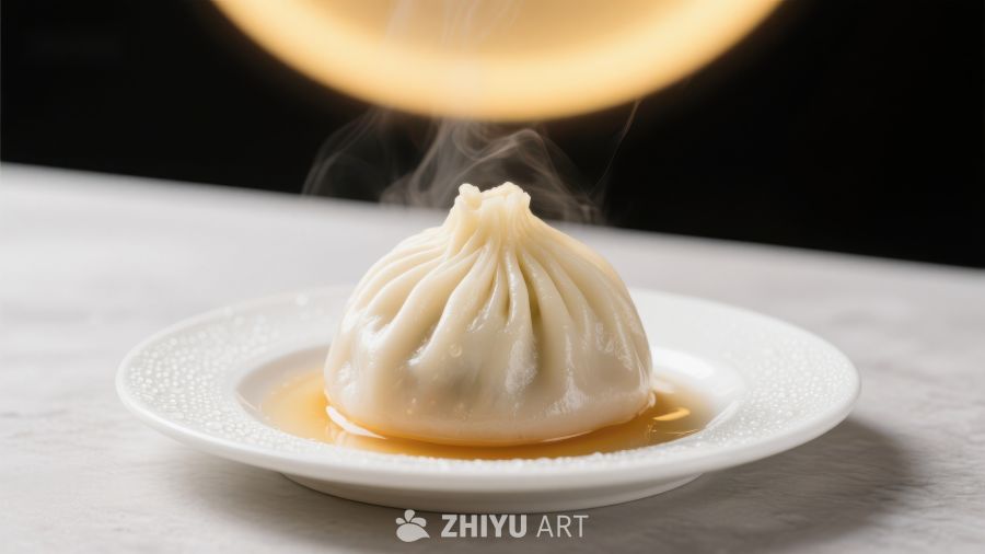 热气腾腾的小笼包