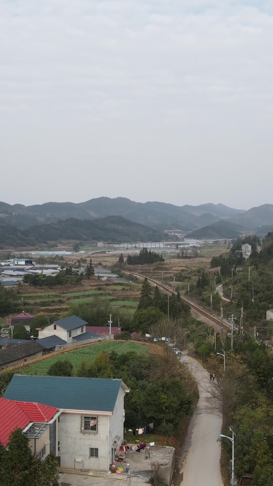 乡村铁路风光