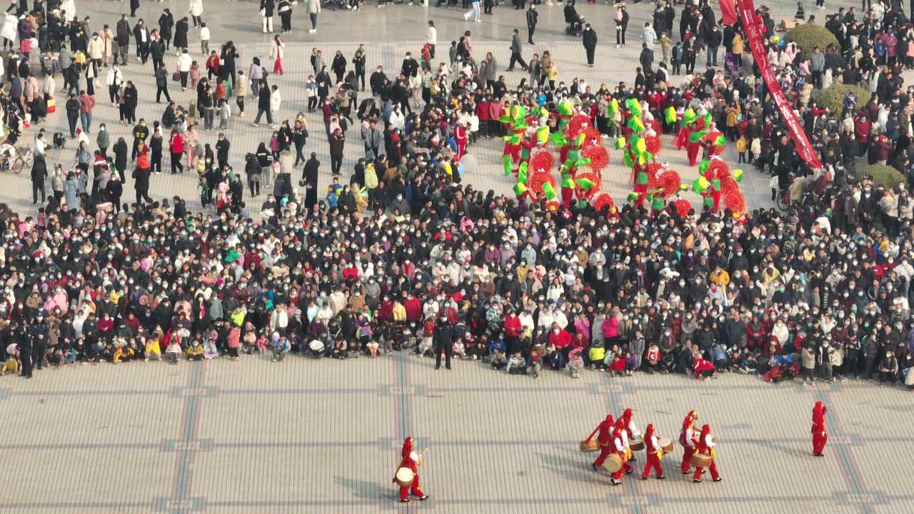 春节龙舞庆典