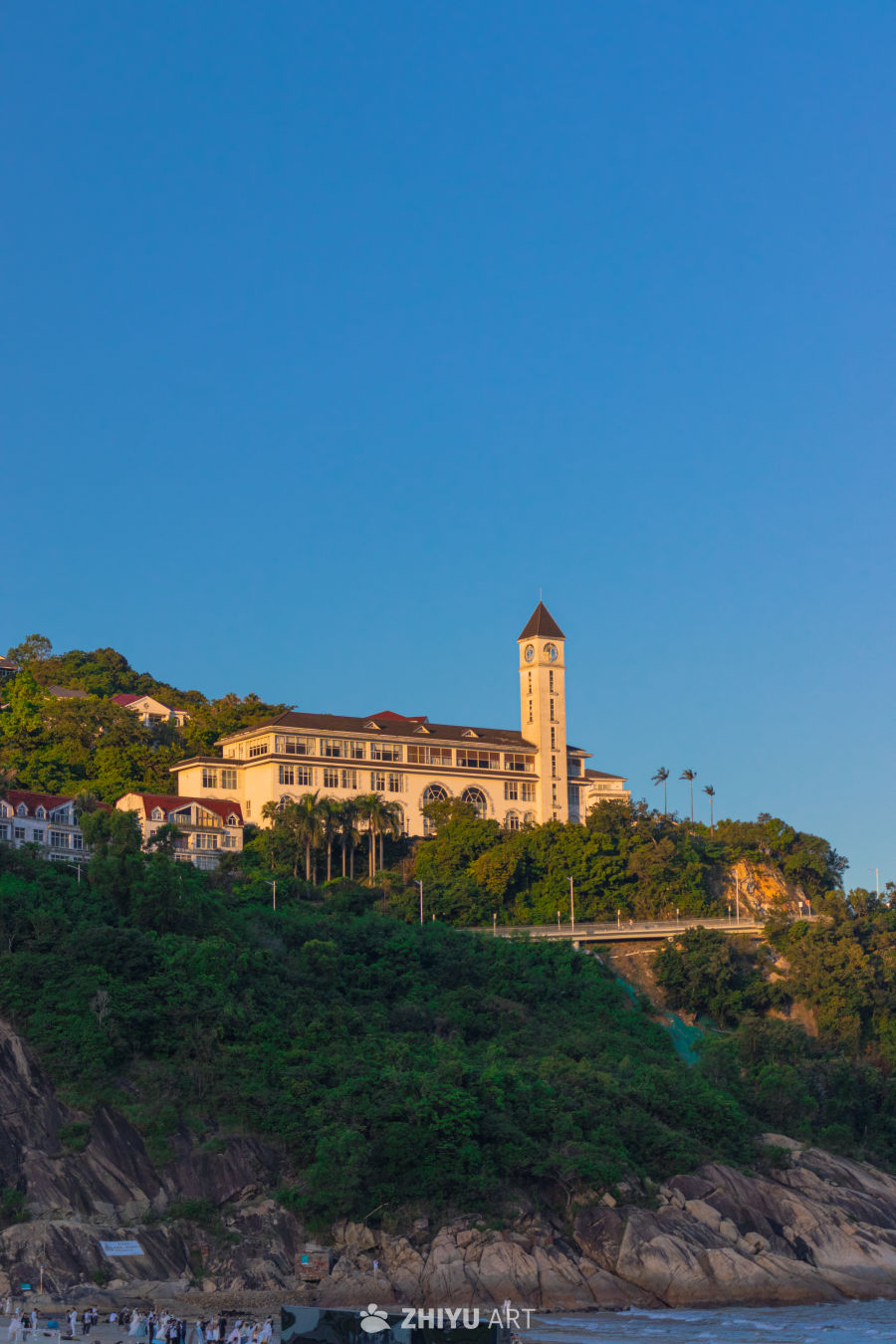 海滨钟楼婚礼现场