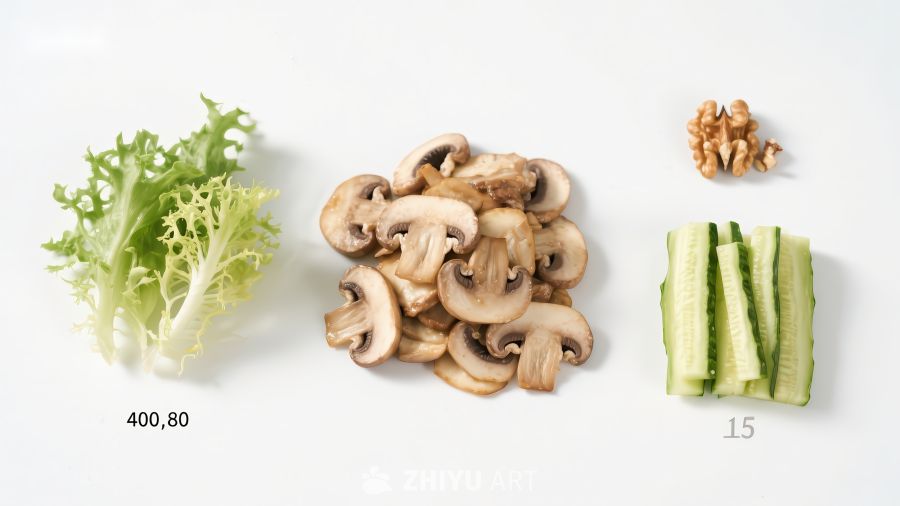 新鲜蔬菜与蘑菇的营养对比