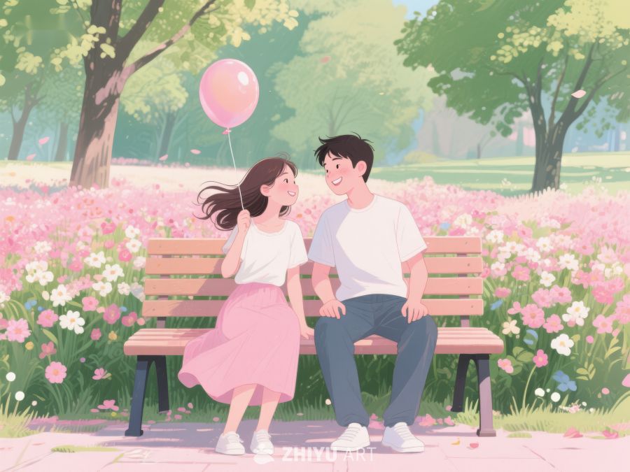 公园长椅上的温馨对话 221