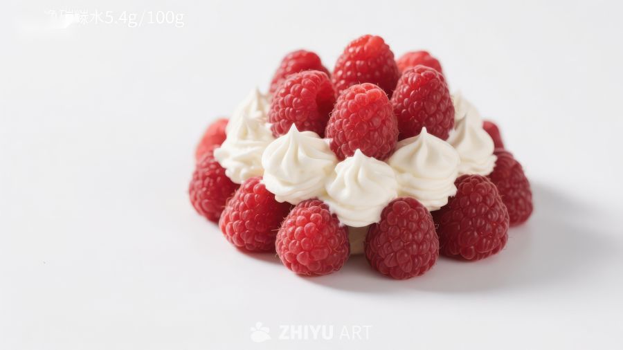 奶油覆盆子甜点