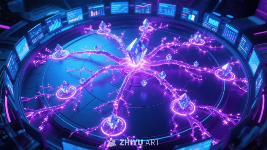 未来科技中心的神经网络展示 729