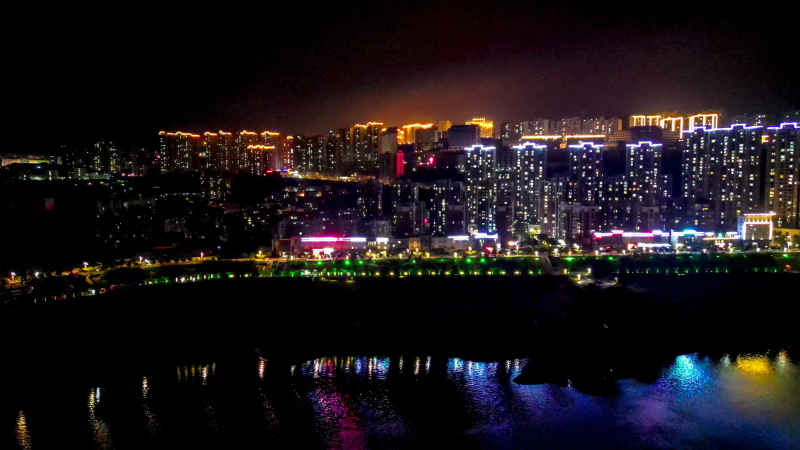 湖北宜昌城市夜景