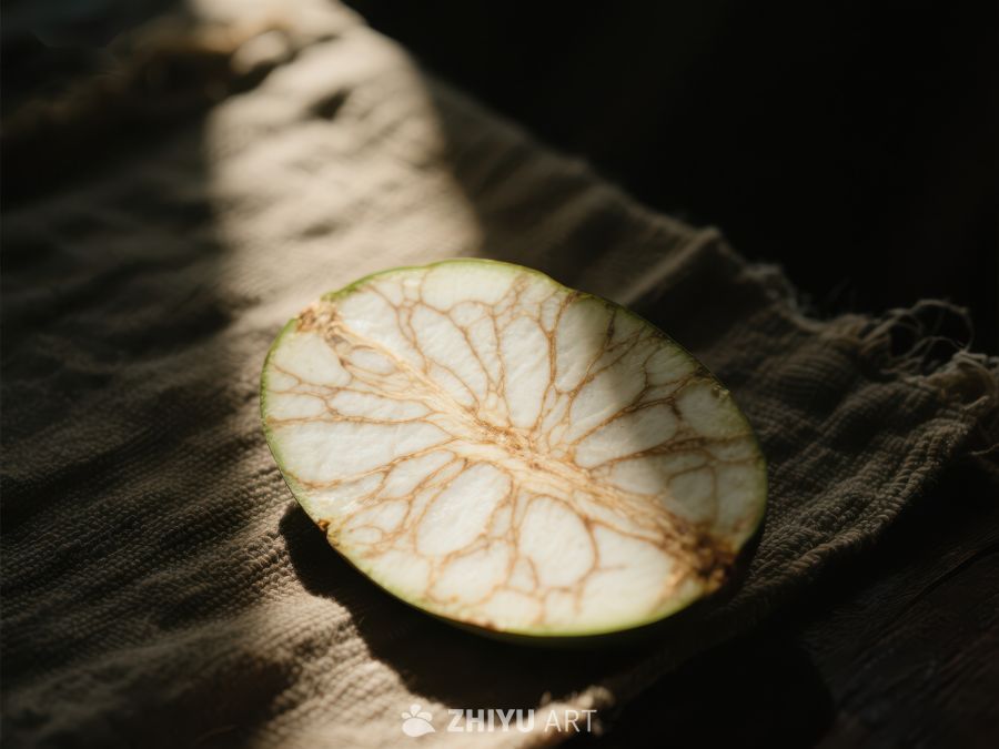 切片果实的纹理特写 426