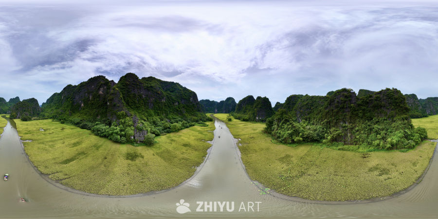 喀斯特湿地风光