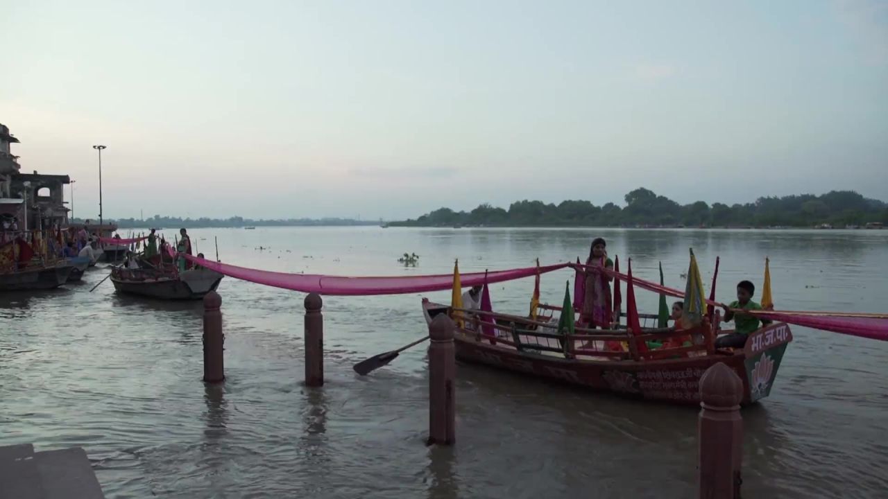 恒河船印度河浮动