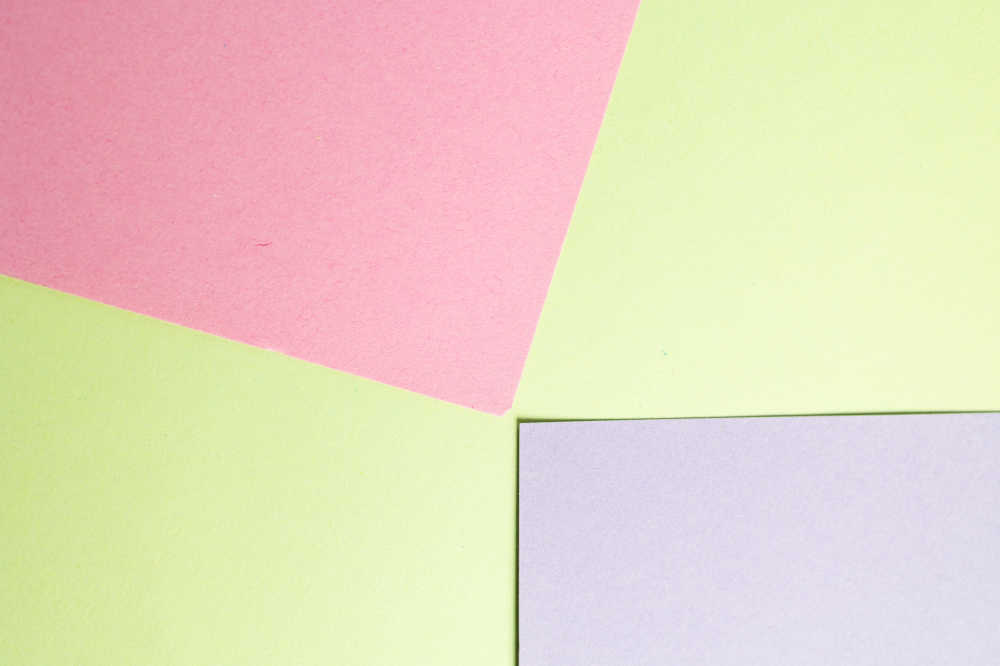 创意线条彩色的办公文具卡纸背景素材 7