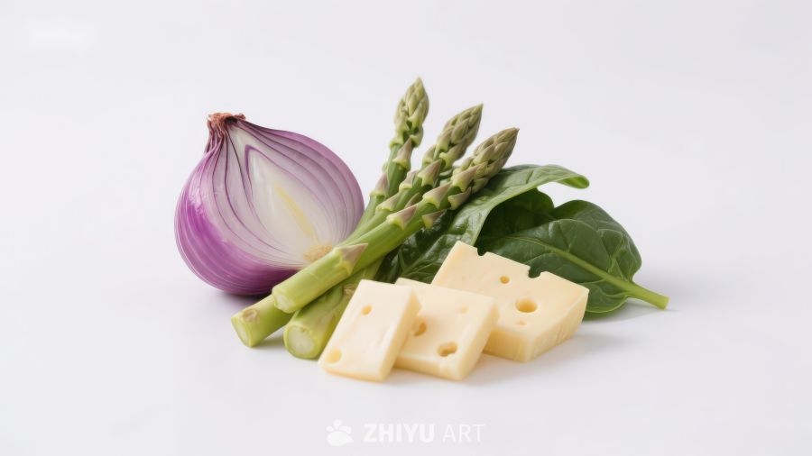 蔬菜与奶酪静物组合