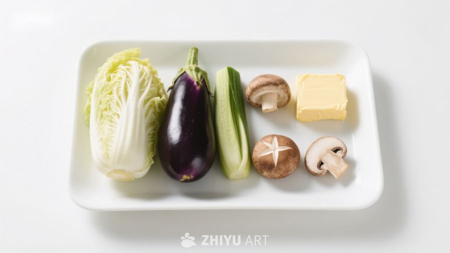 蔬菜与奶酪摆盘