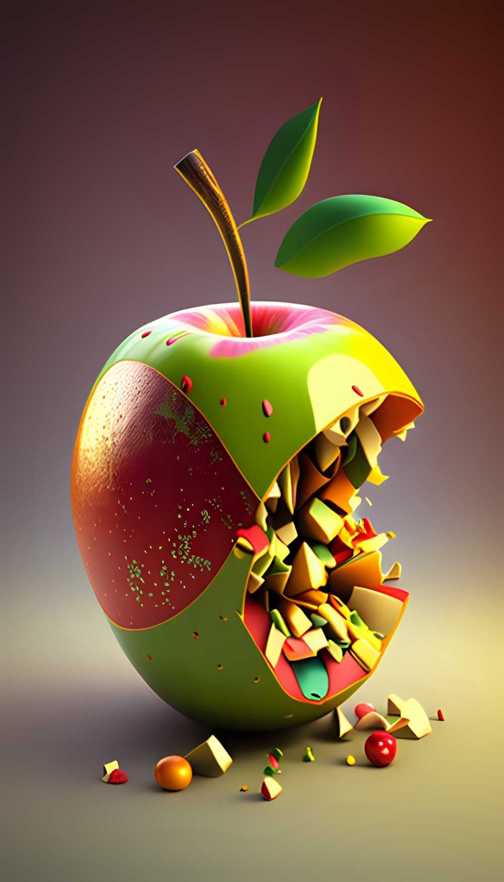 3d苹果