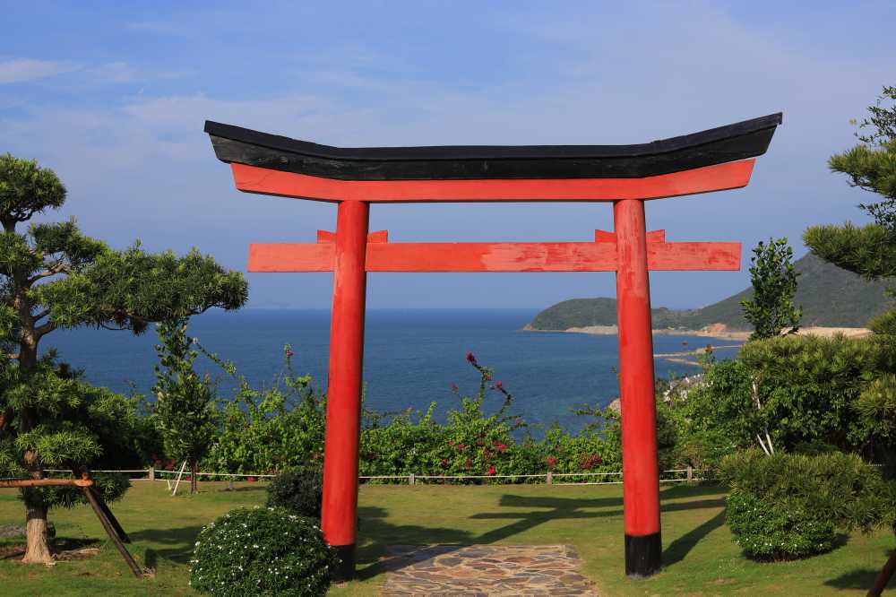 海边日系建筑