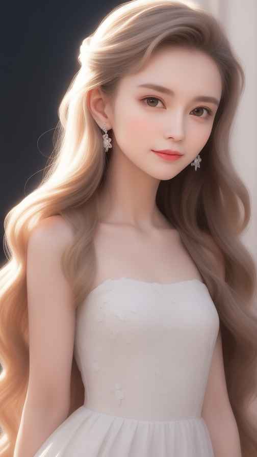 酷酷的白色衣服人像