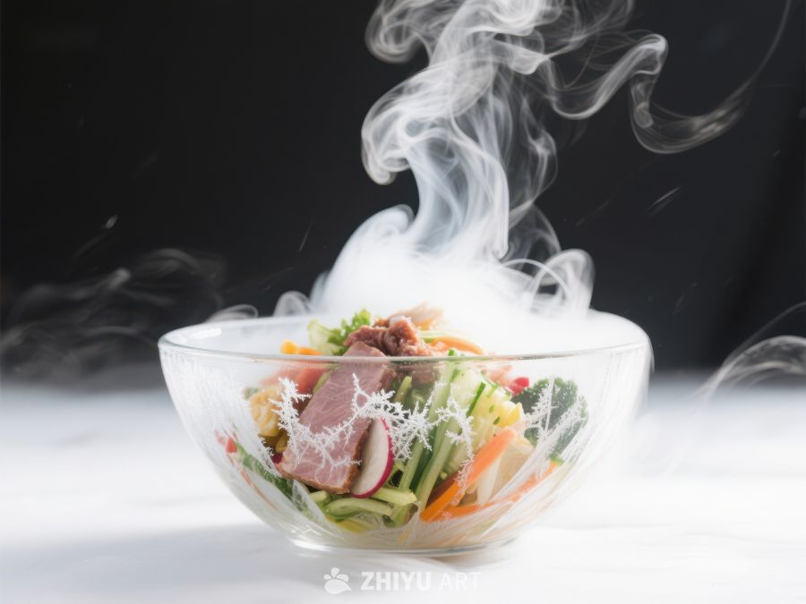 热气腾腾的蔬菜沙拉 1307