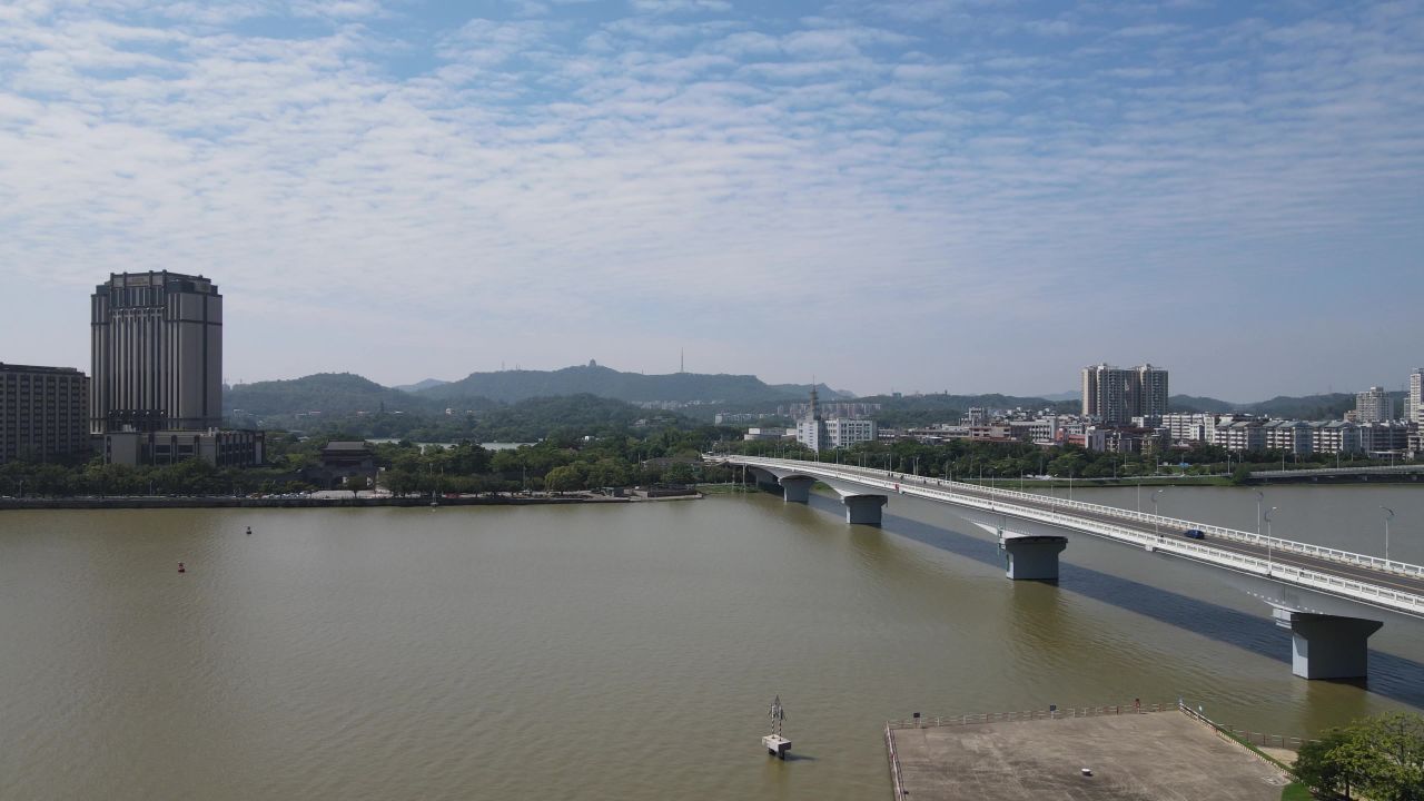 惠州市中心航拍