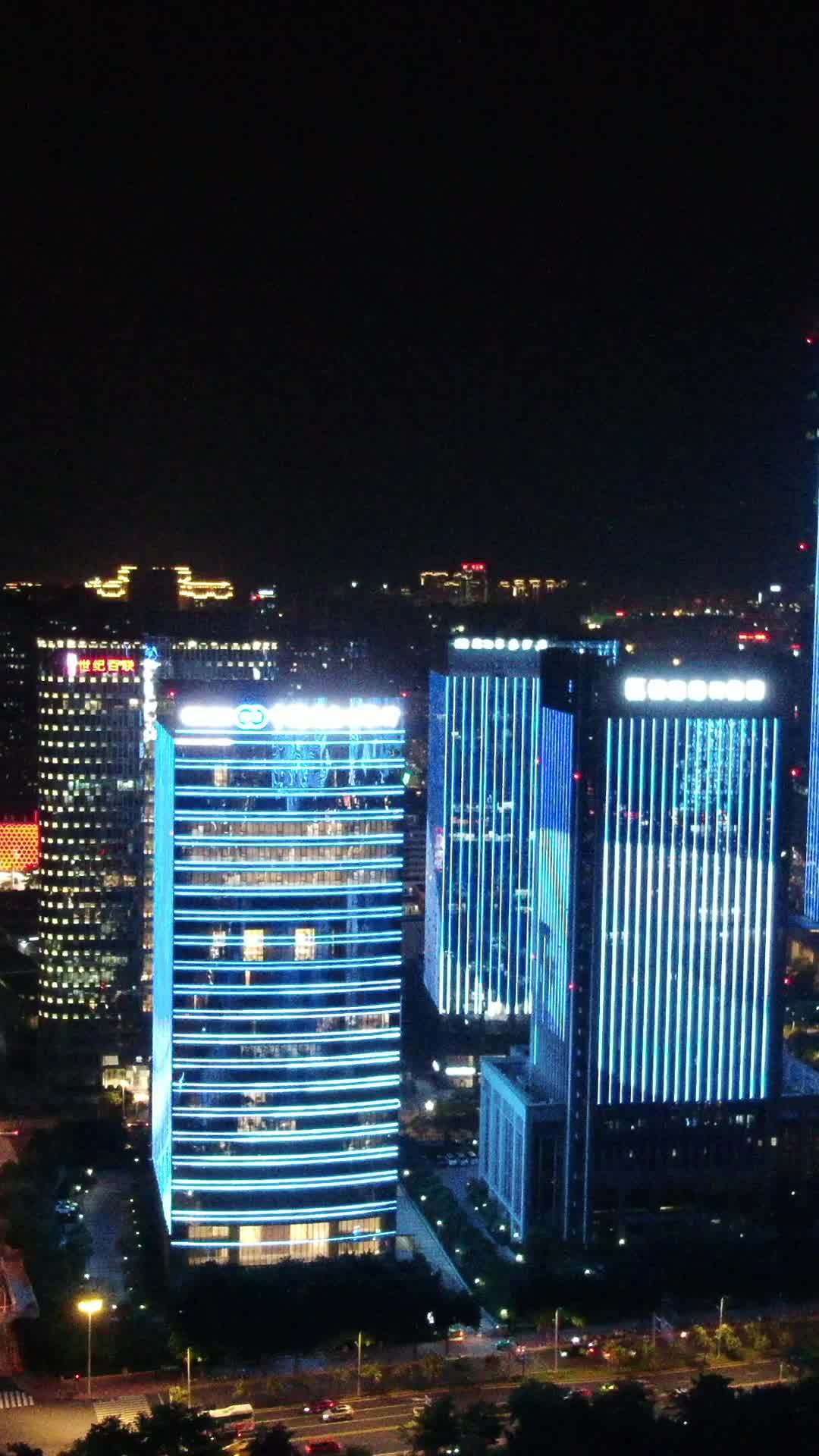 都市夜景璀璨