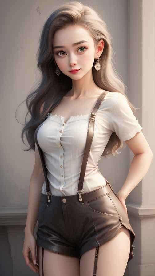吊带高级美女