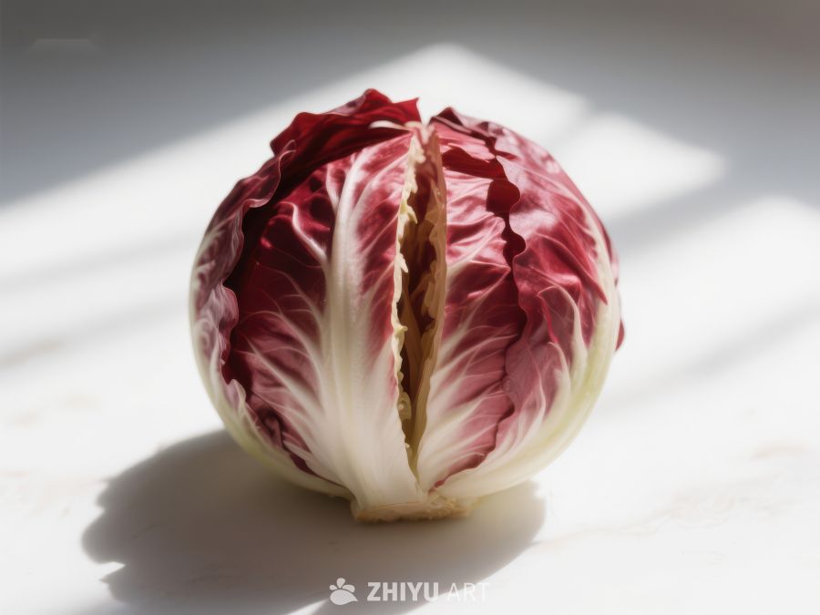 阳光下的红叶生菜 669