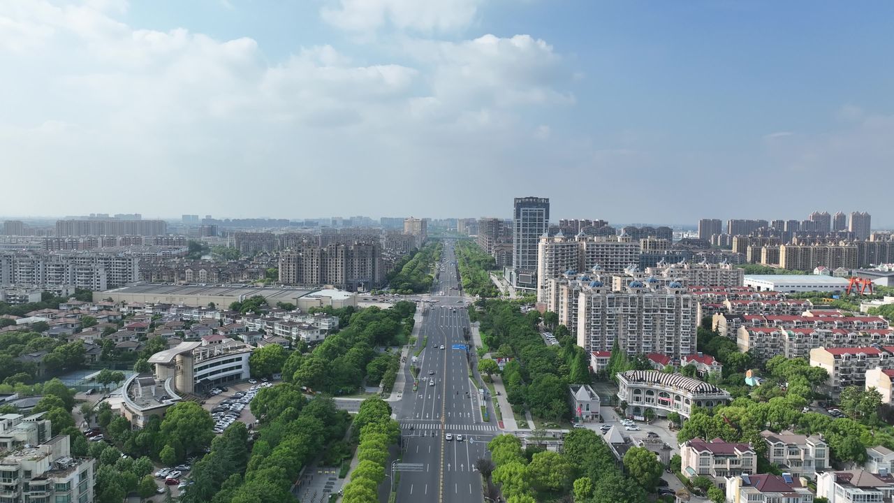 昆山城市航拍