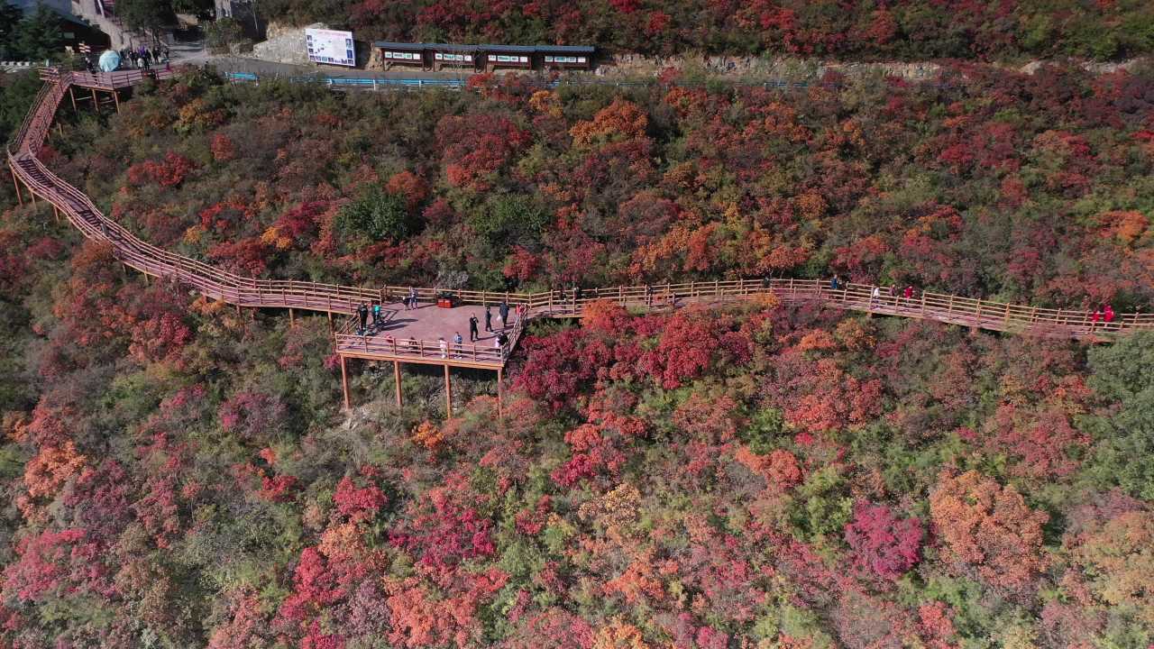 秋日山间漫步