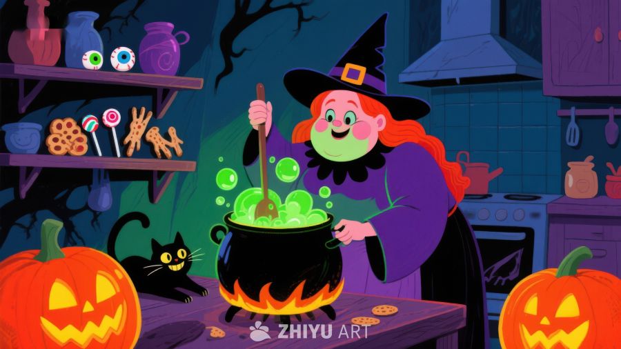 女巫厨房里的魔法时刻