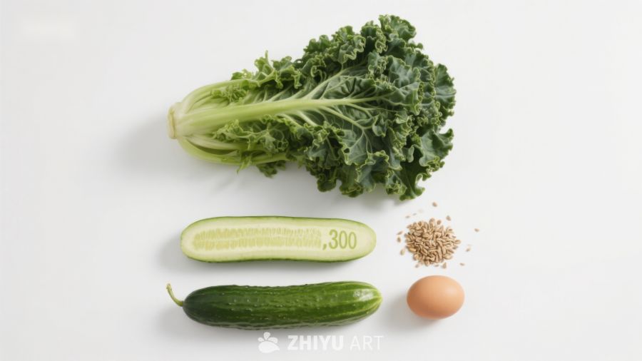 蔬菜与鸡蛋静物摆放
