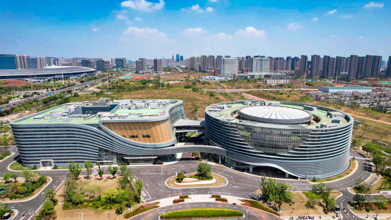 江西南昌城市风光航拍摄影图
