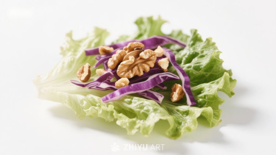 紫甘蓝核桃生菜沙拉