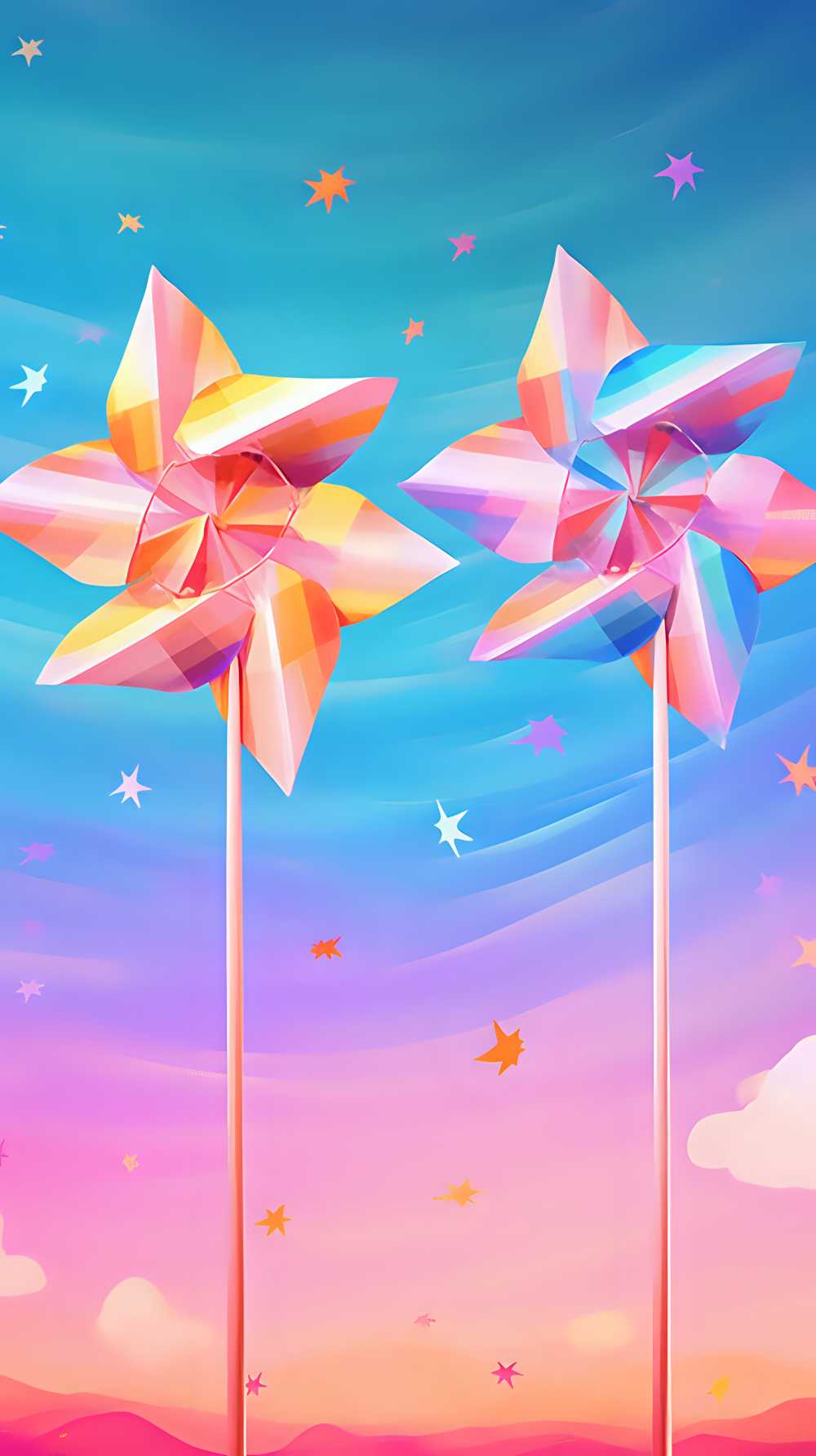 风车插画小时候