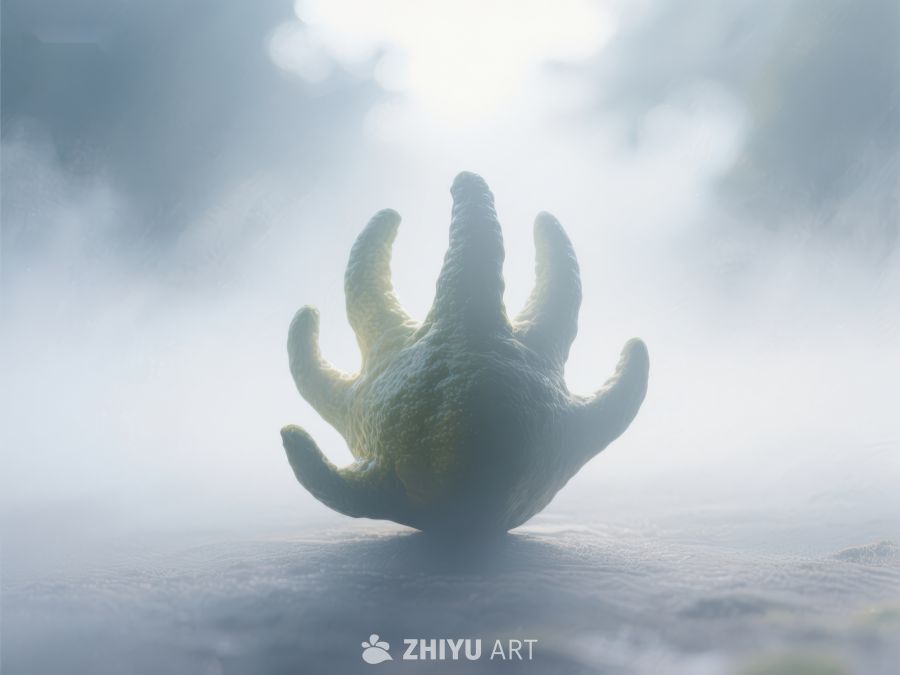 神秘生物爪子破土而出 473