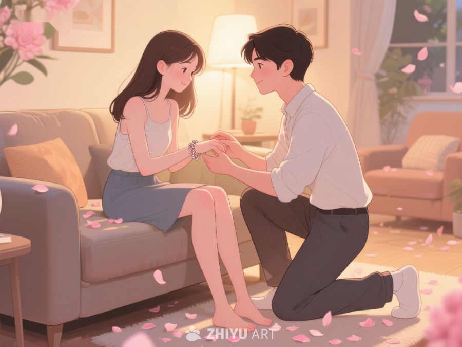 温馨室内求婚场景 821