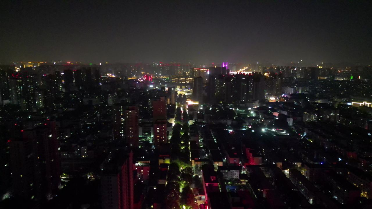 河南郑州城市风光航拍