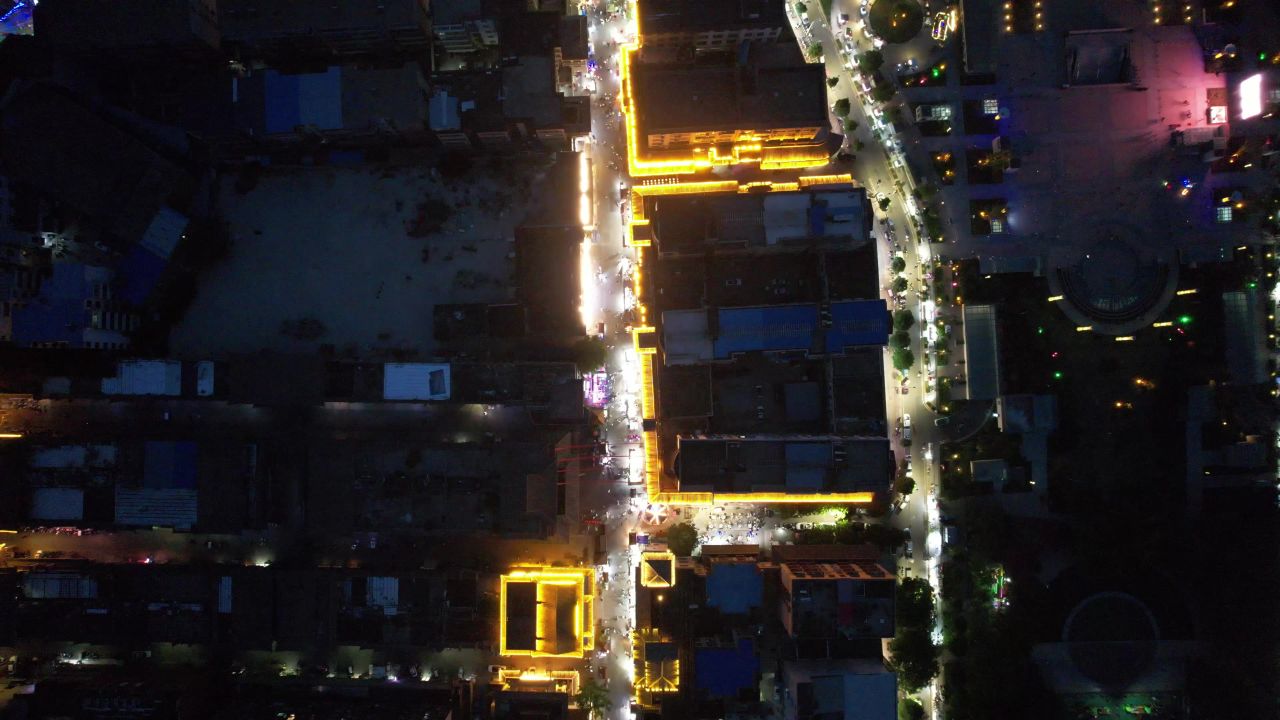河南许昌城市风光地标建筑航拍 