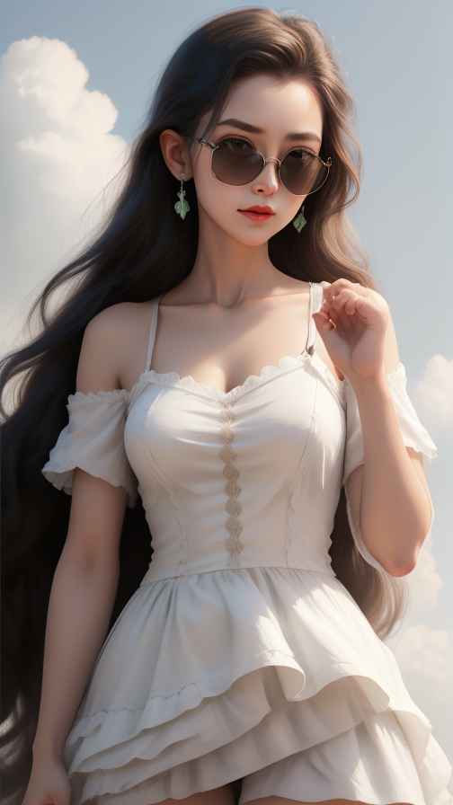 美女身材好看穿什么都好看