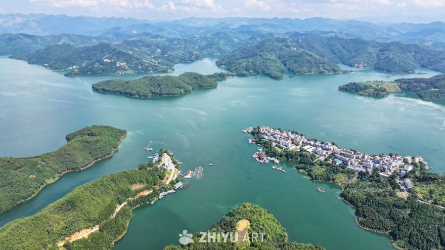 航拍贵州兴义万峰湖 南盘江畔山水 6