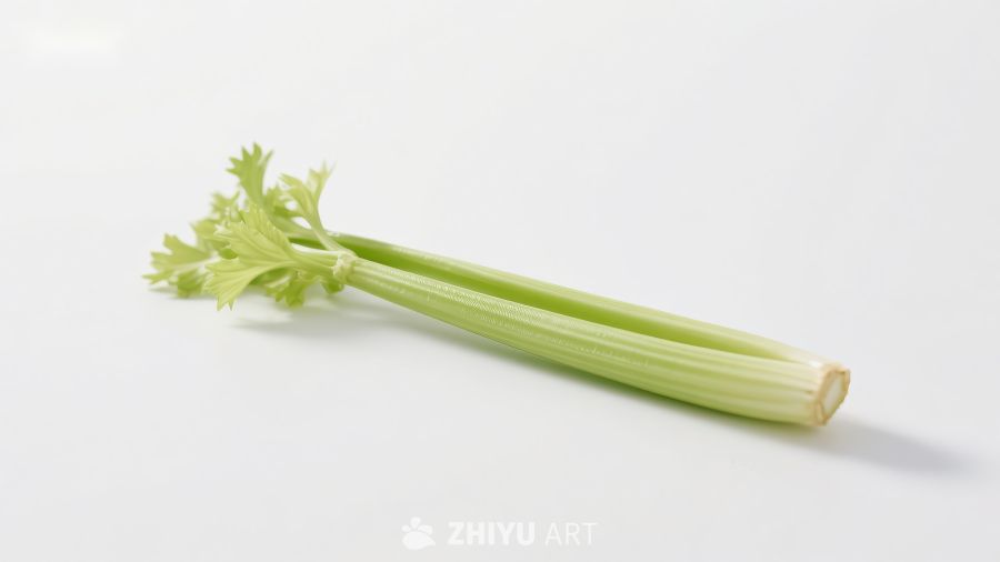新鲜芹菜特写
