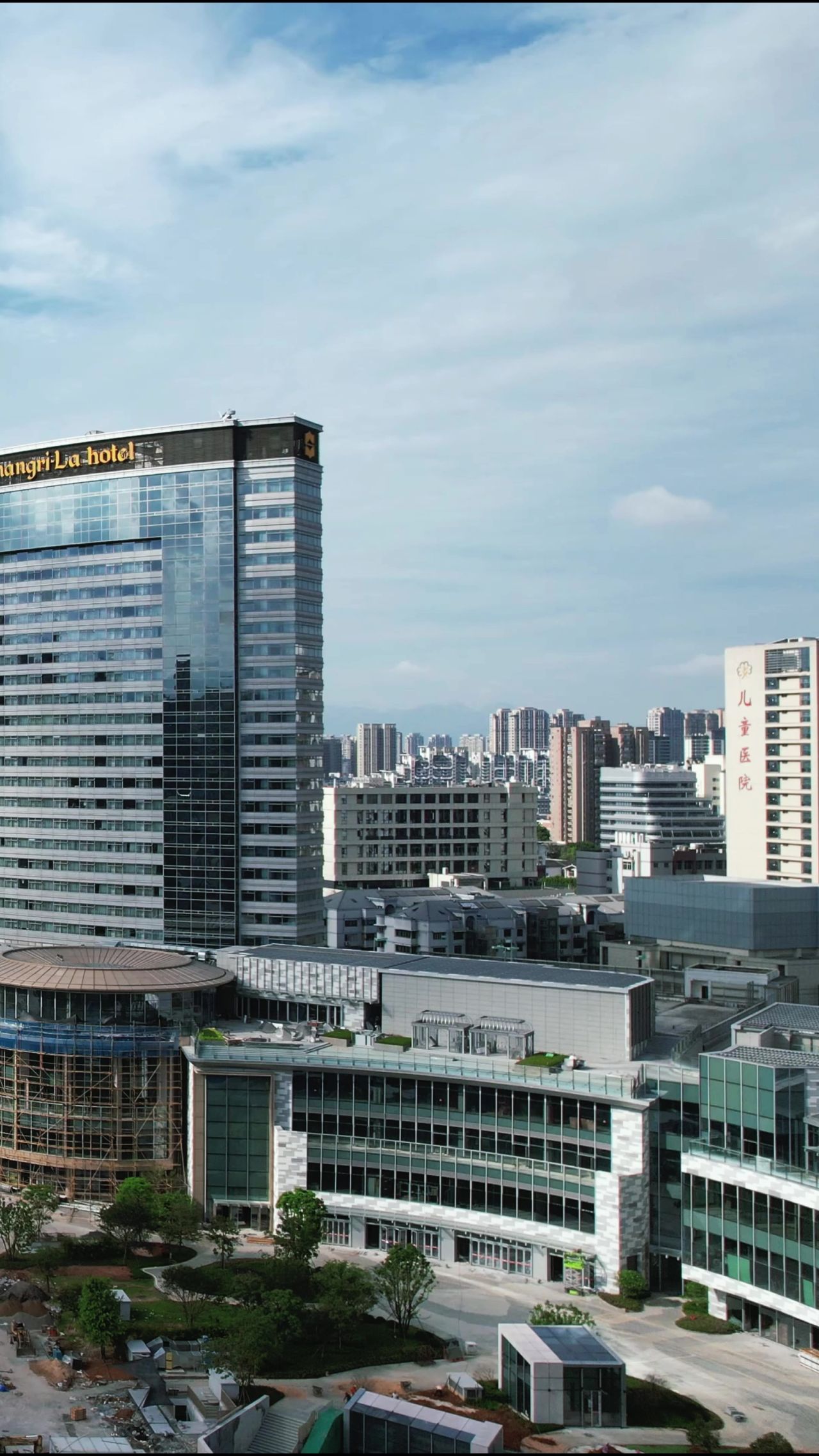 福建福州城市风光竖屏航拍 