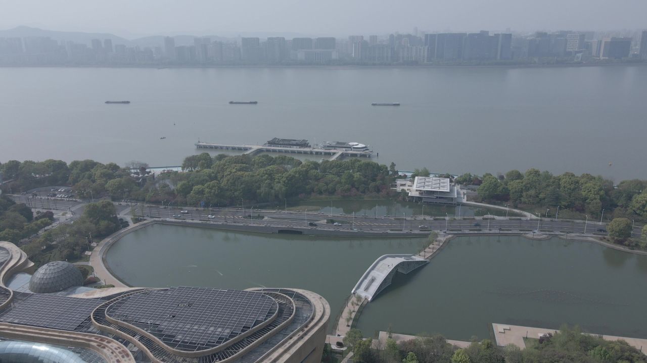 航拍-杭州-景澜酒店-城市-风景 4