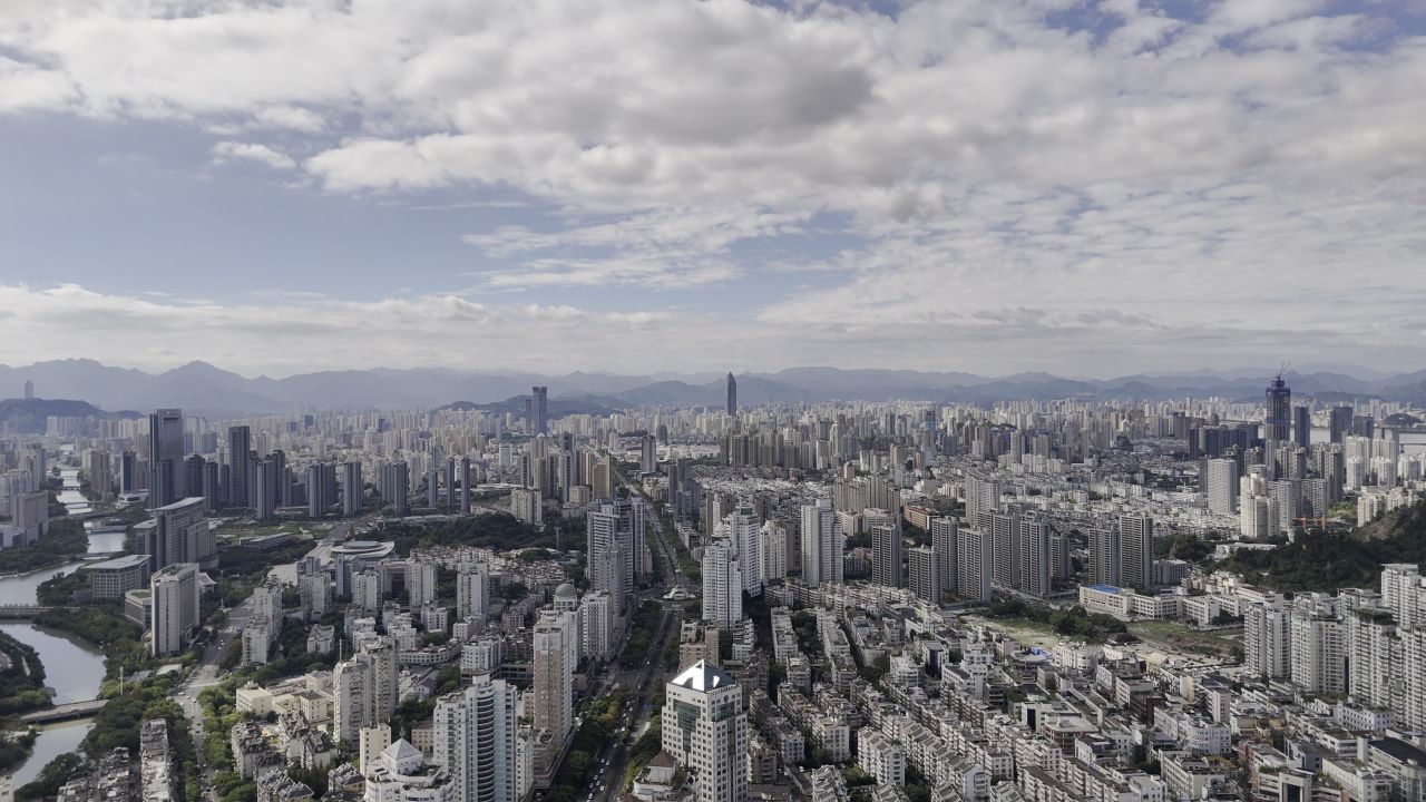 温州晴天城市航拍 7