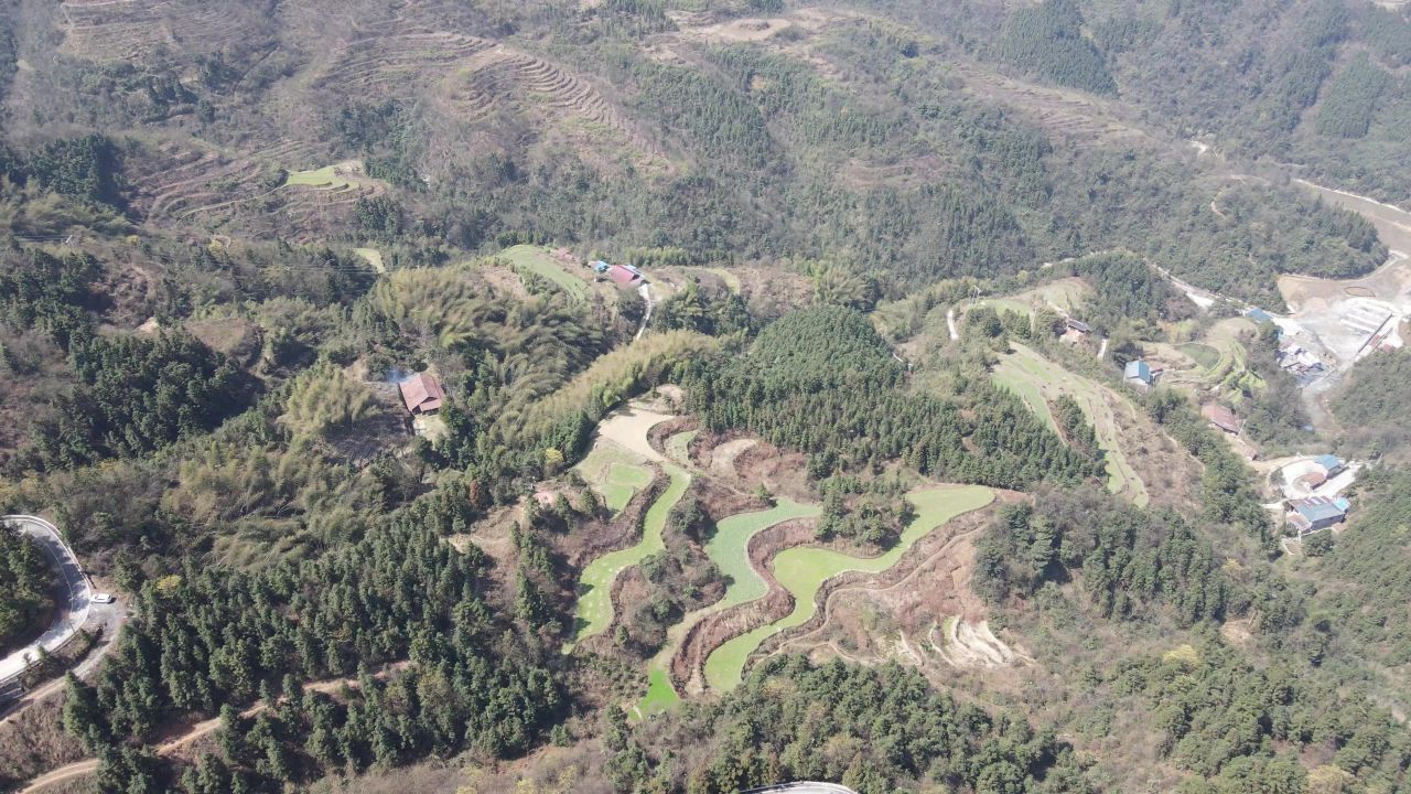 祖国青山绿水大好河山航拍 